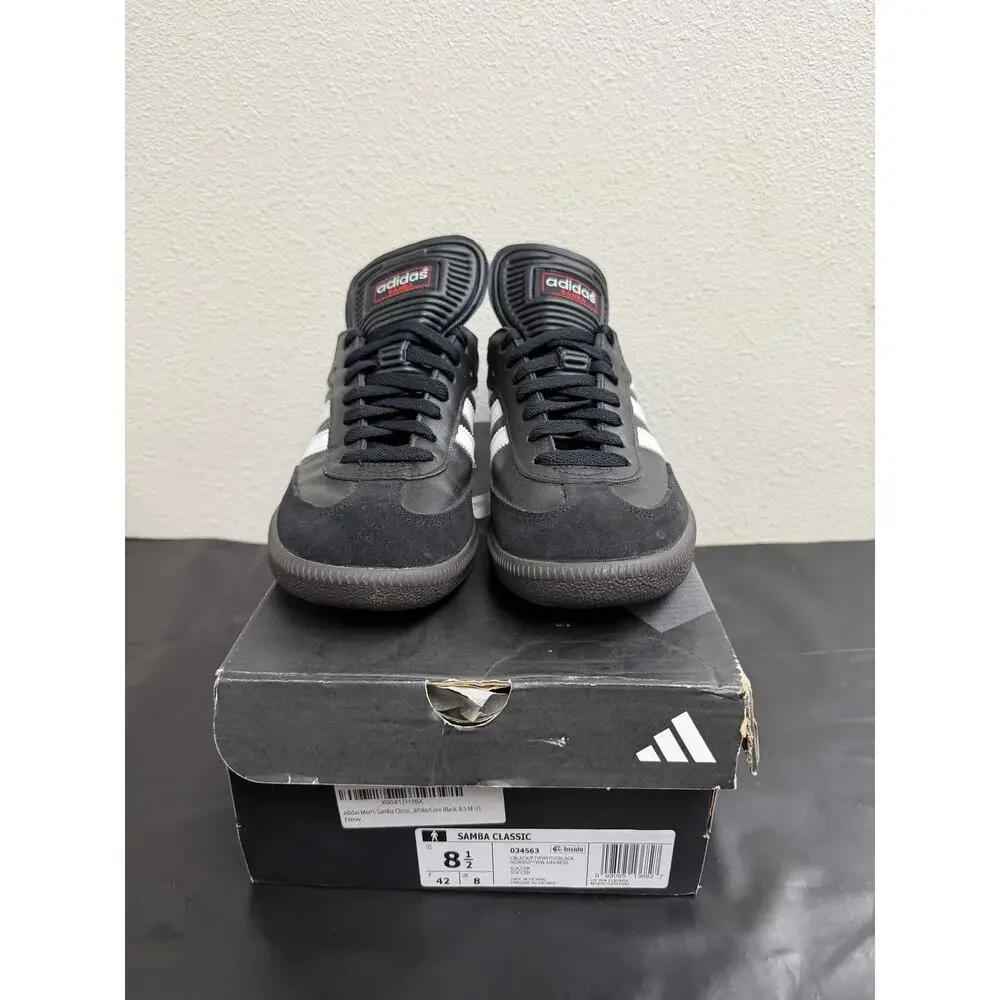 Adidas Samba Classic Black White Gum US 8 Use